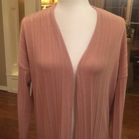 Staccato LS Lightweight Dusty Rose Cardigan - Picture 4 of 12